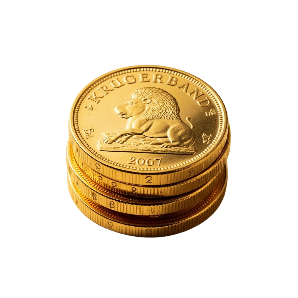 Stacked gold coins